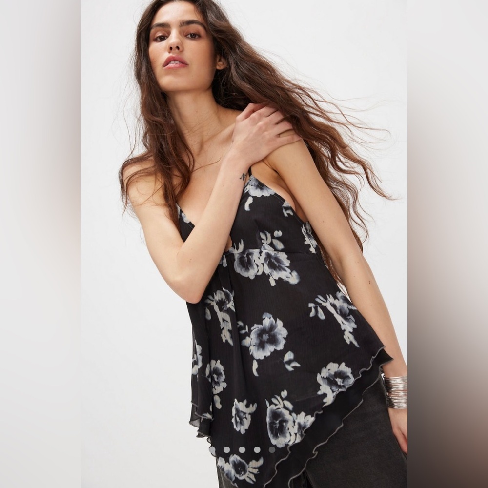 Free People Seeing Double Printed Cami